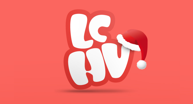 ilustration typography    retouching  photoshop  draw Christmas Merry Christmas merry