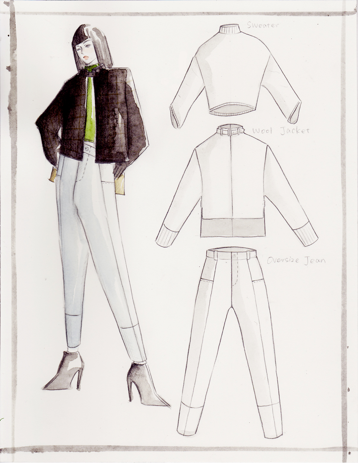 fashion design Design Development fashion sketching print