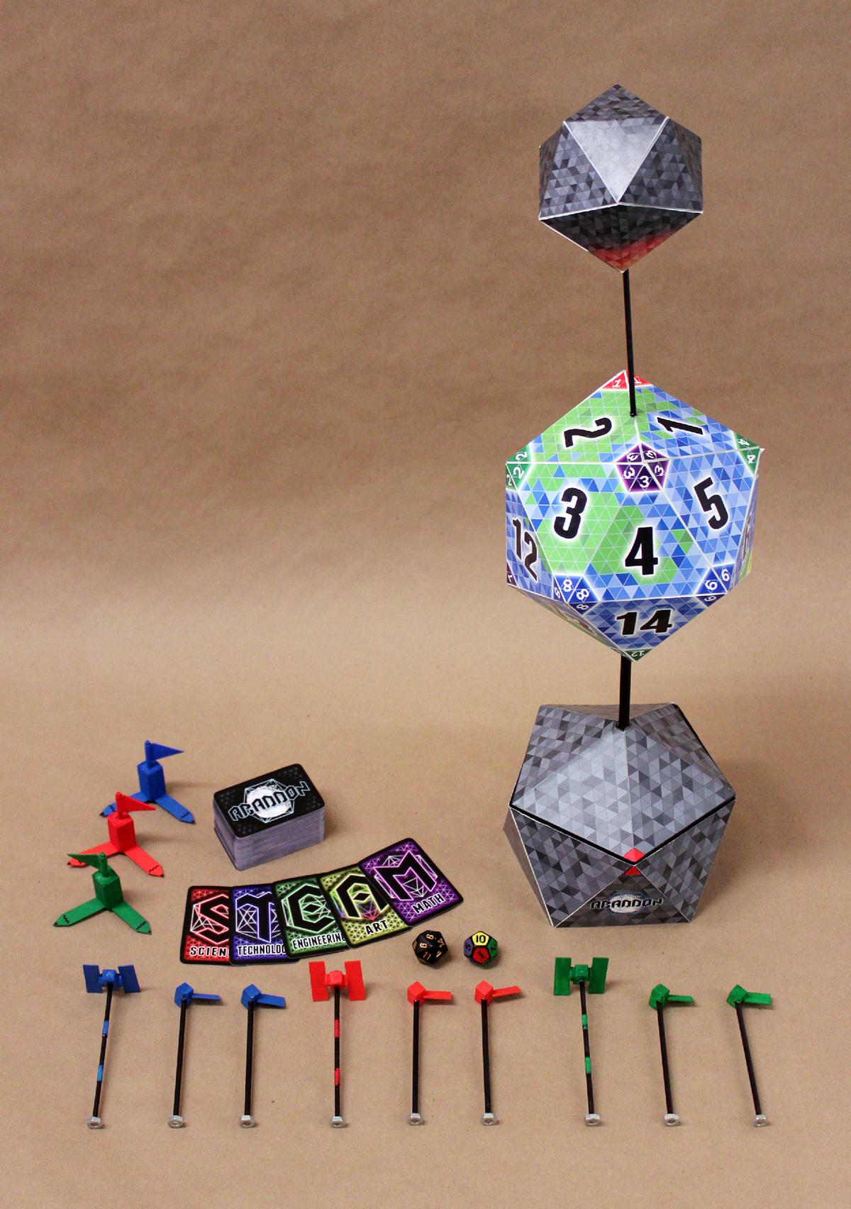 asteroid STEM to STEAM globe board game tabletop satellite space station Space 