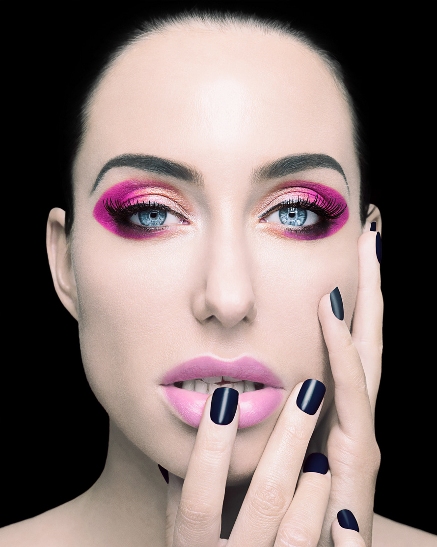 cosmetics makeup campaign beauty portrait colour Studio beauty beauty photography