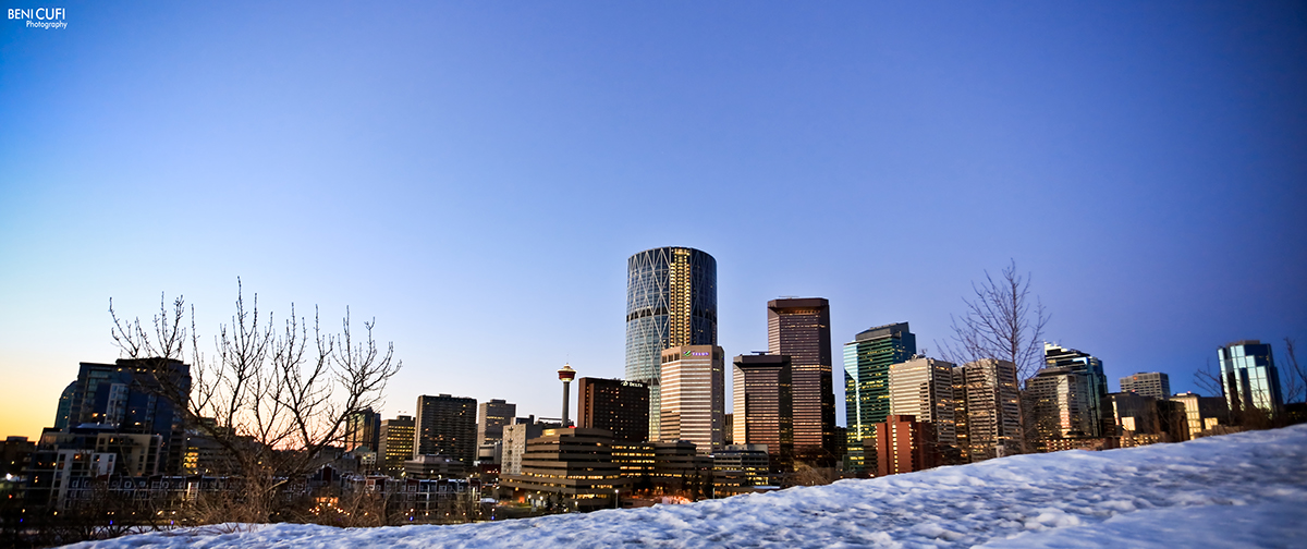 calgary Canada alberta tower olympic night Day MORNING light city winter color contrast cityscape Landscape