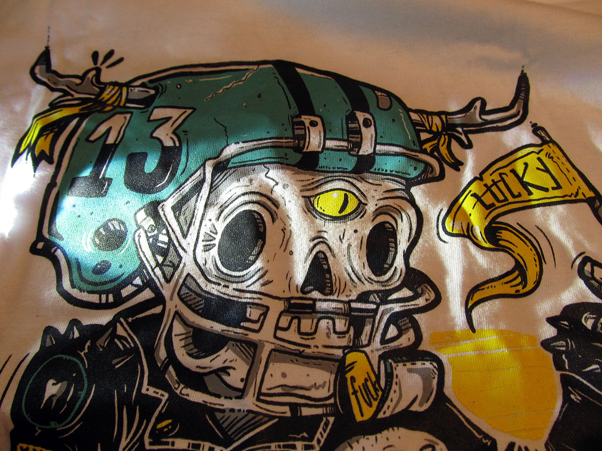t-shirt guacala colectivo guacala skull xv80
