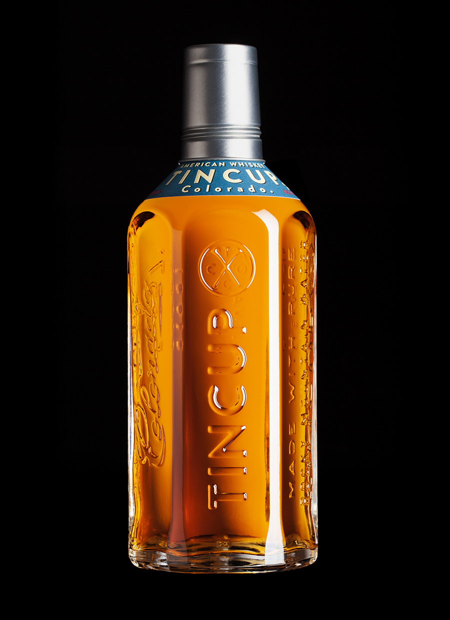 Stranger & Stranger stranger Whiskey bourbon rye Whisky bottle emboss Label tin Colorado packaging design alcohol Tin Cup tincup