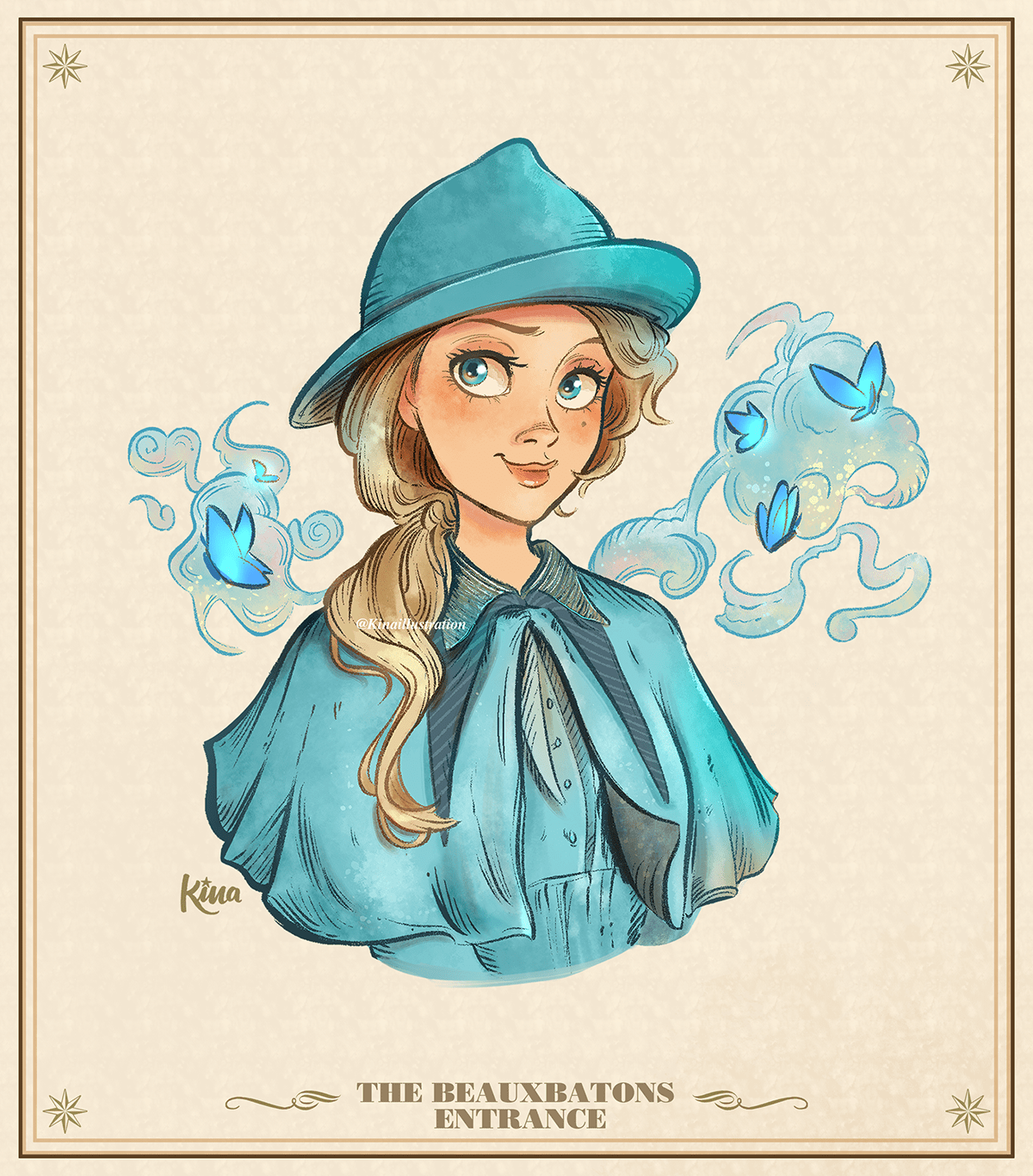 fanart fleur delacour harry potter ilustracion WizardingWorld