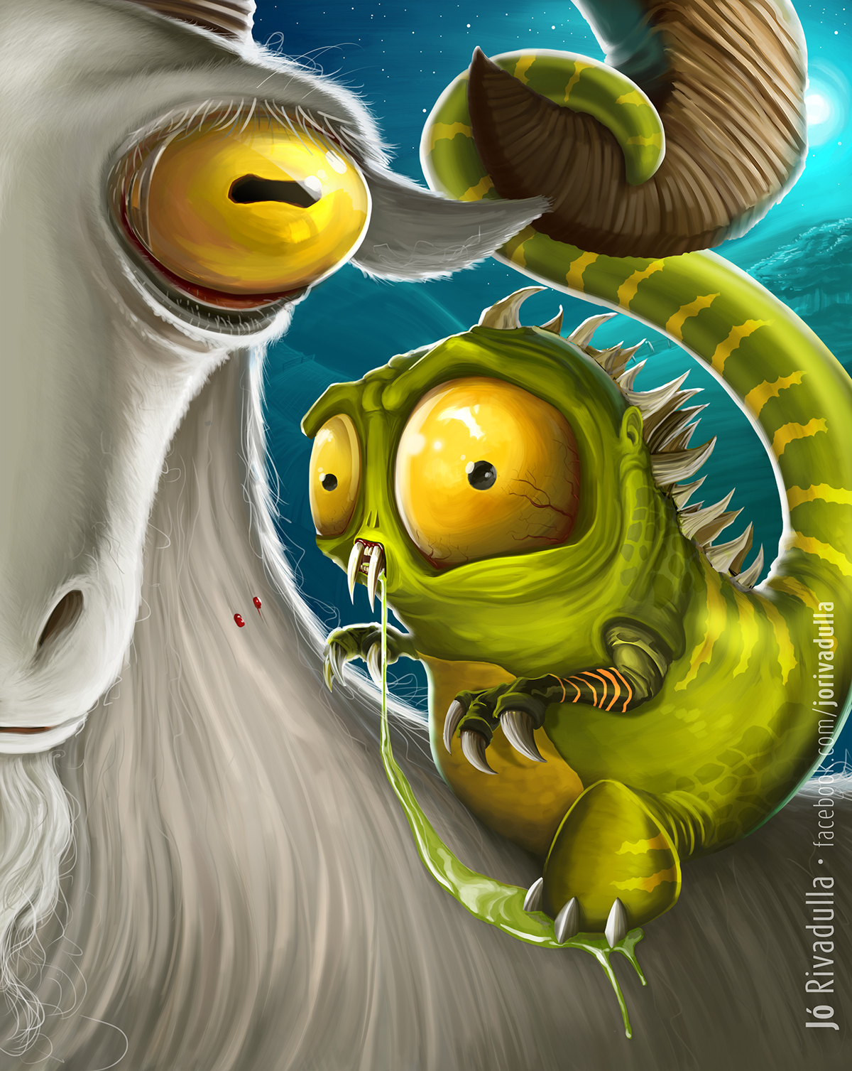 Monstruos ilustracion Rivadulla Libro Infantil dracula hombre lobo medusa Werewolf hidra ogro