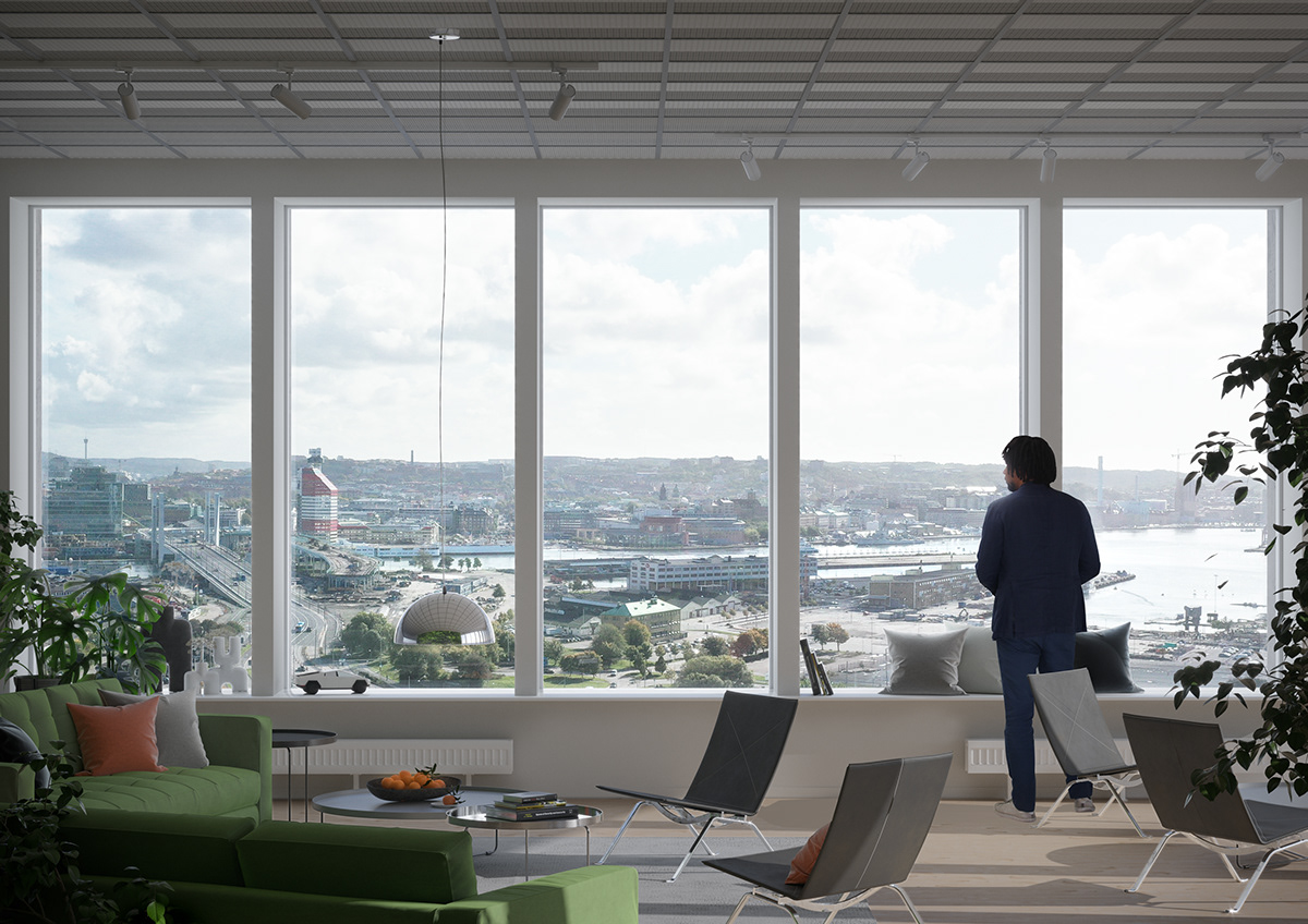 3D 3ds max archviz Interior interior design  modern Office visualization