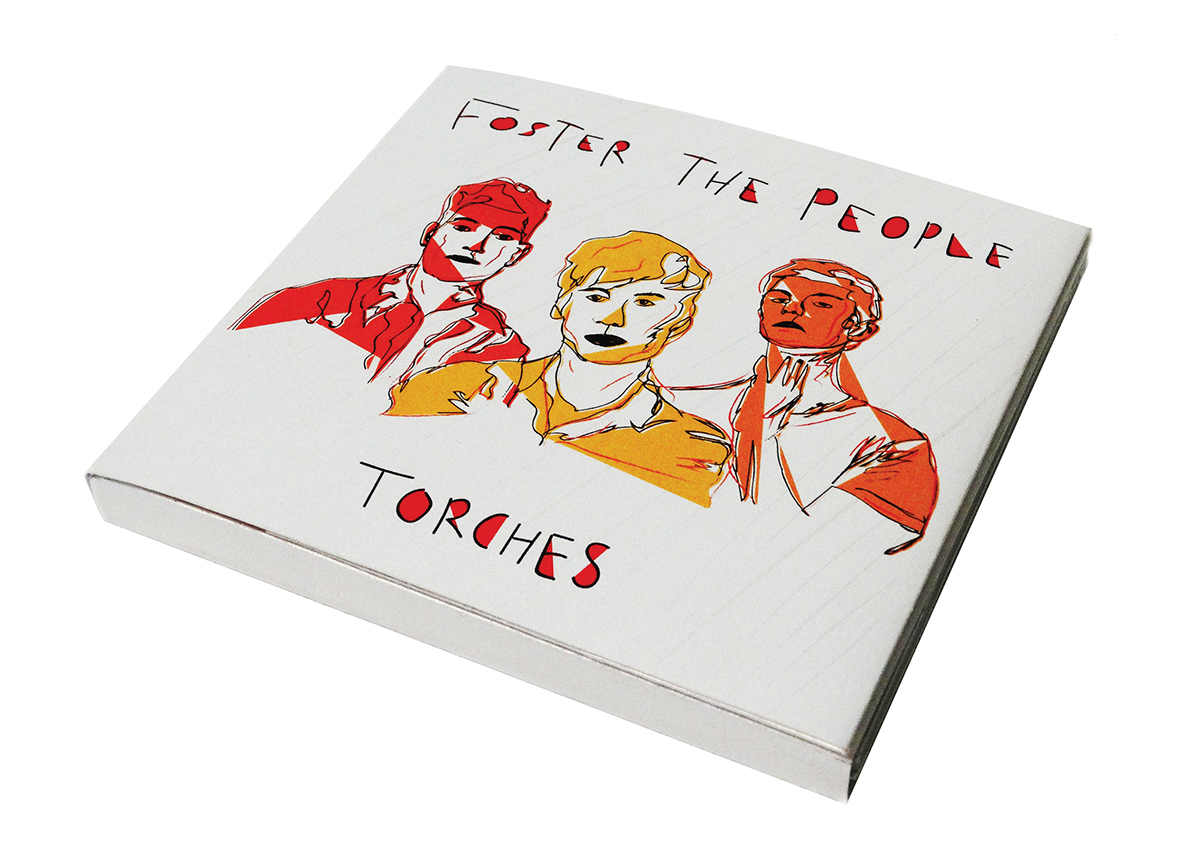 foster the people cd Mockup type