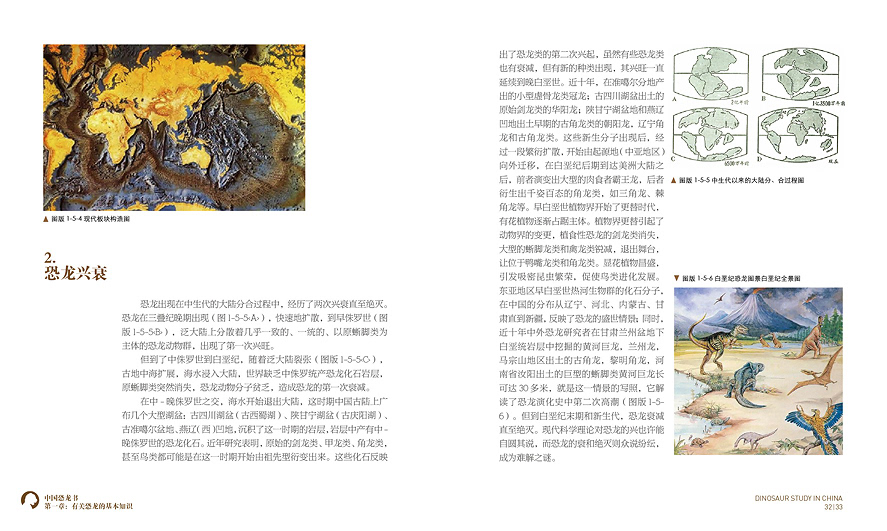 Dinosaur book design cover china Layout