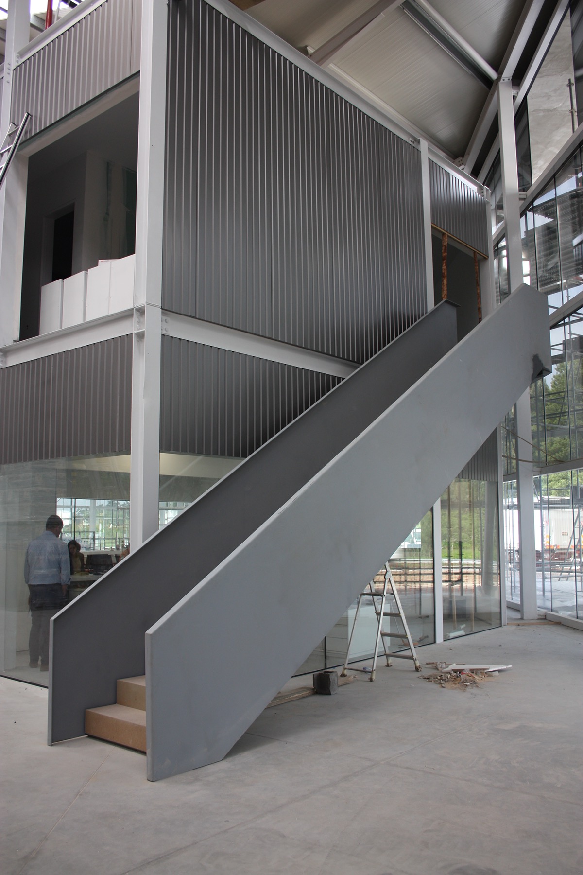 industrial metal structure stairs Office warehouse