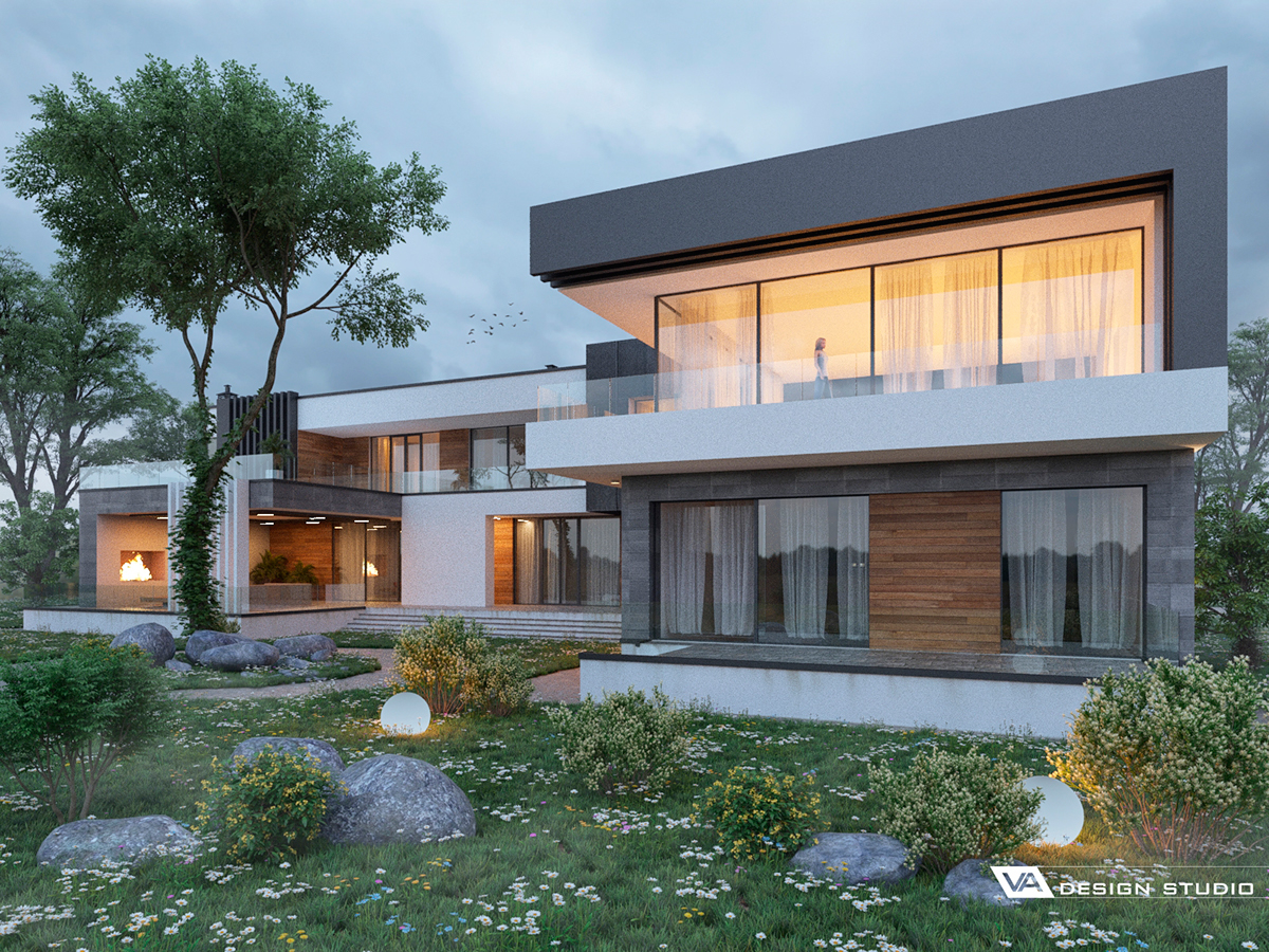 house home building household vizart76 corona renderer visualization visualisation rendering renderer