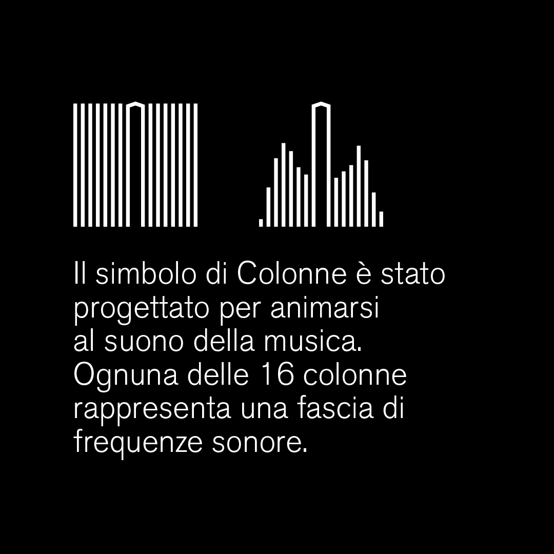 milano colonne san lorenzo brandig music graphicdesign b&w gradient Sharp electronic city