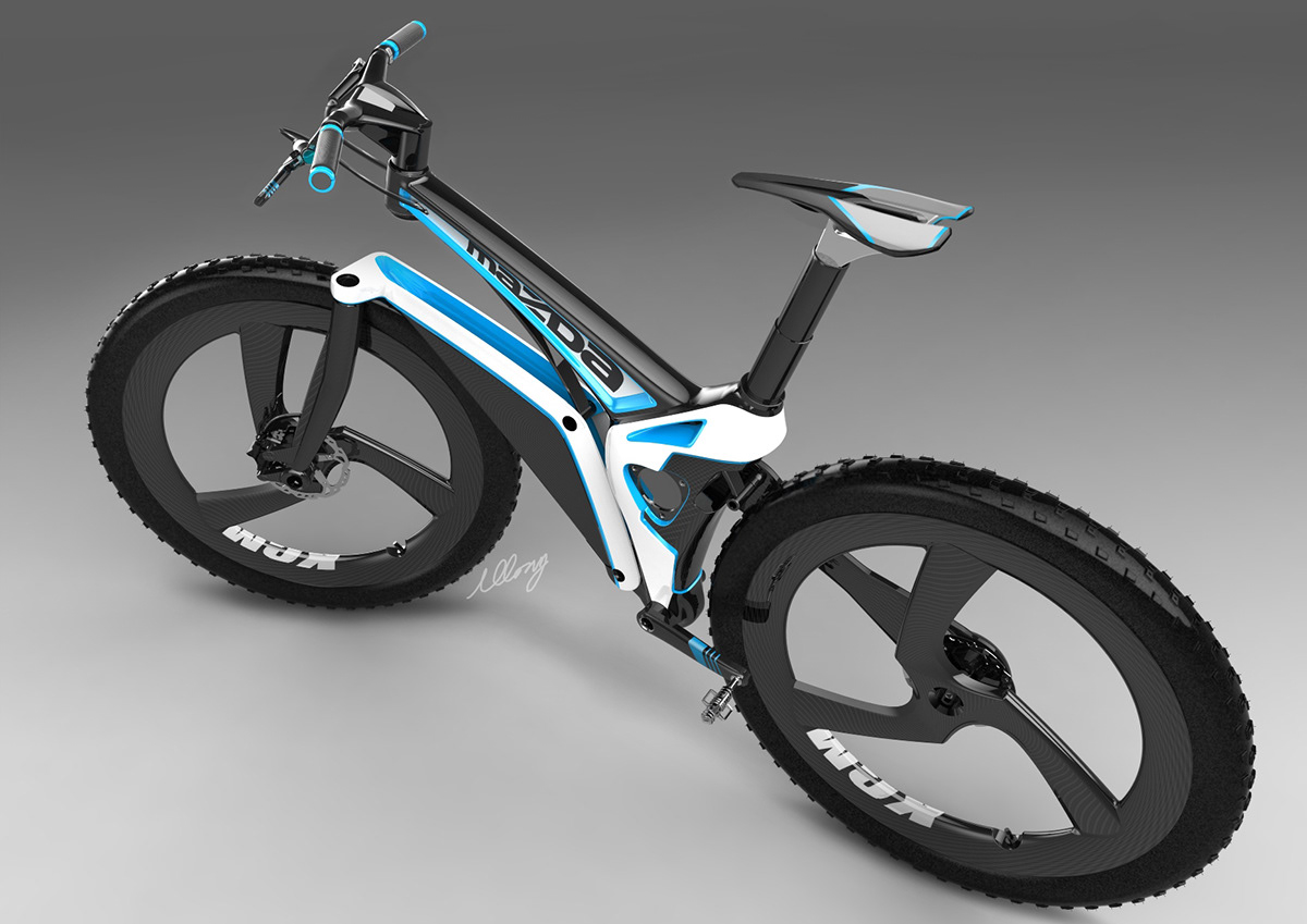 mazda XCM mountain bike Bicycle sketches Sporting Equipment automotive  