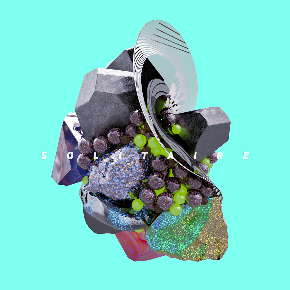 3D design abstract sculpture graphic experiment instalation motion Render ILLUSTRATION 