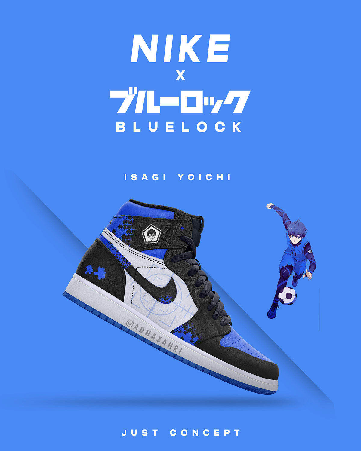 Nike X Blue Lock Collaboration Concept on Behance