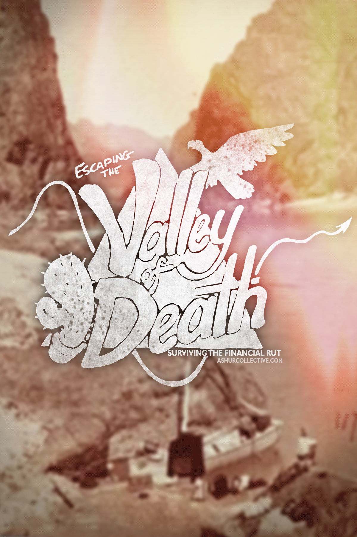 desert business valley of death historical photo logo