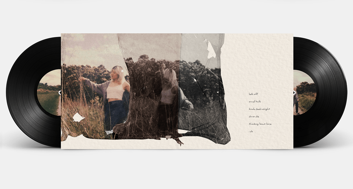 folk pop Polaroid Transfer Vinyl Cover vinyl reimagined wild rivers