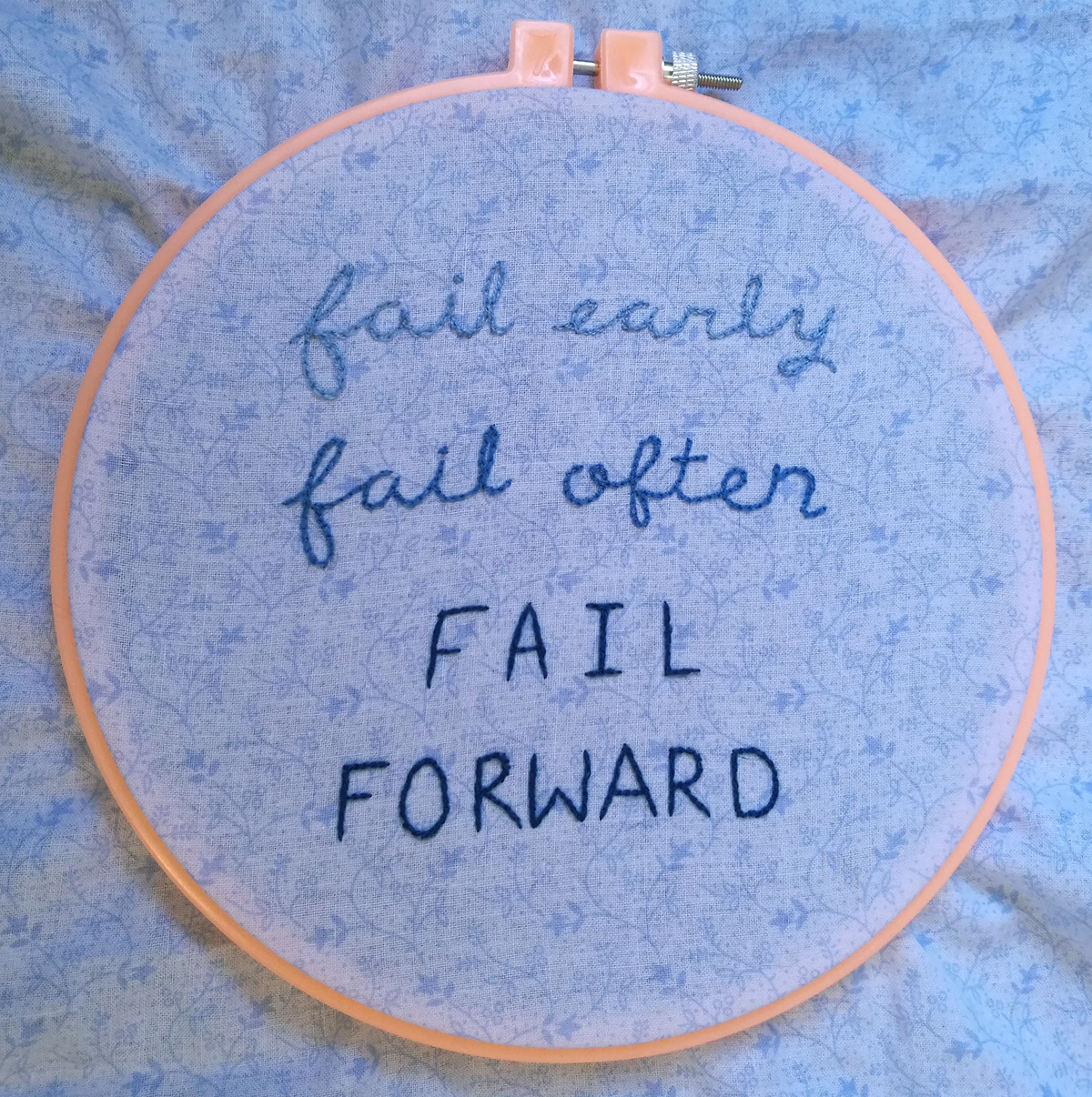 Embroidered Quote On Behance