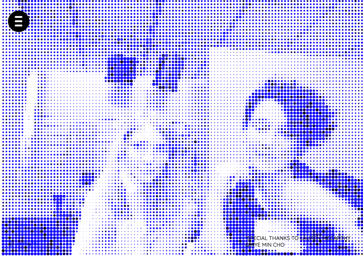 art blue color design DMA interactive processing red selfie