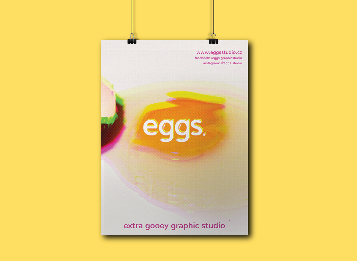 Corporate Identity eggs Glitch creative agency distortion experimental