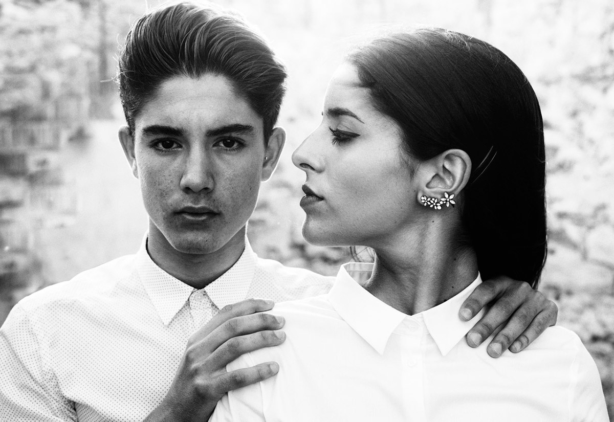 spanish couple Young people Fashion  Beautiful beauty woman andalusia editorial