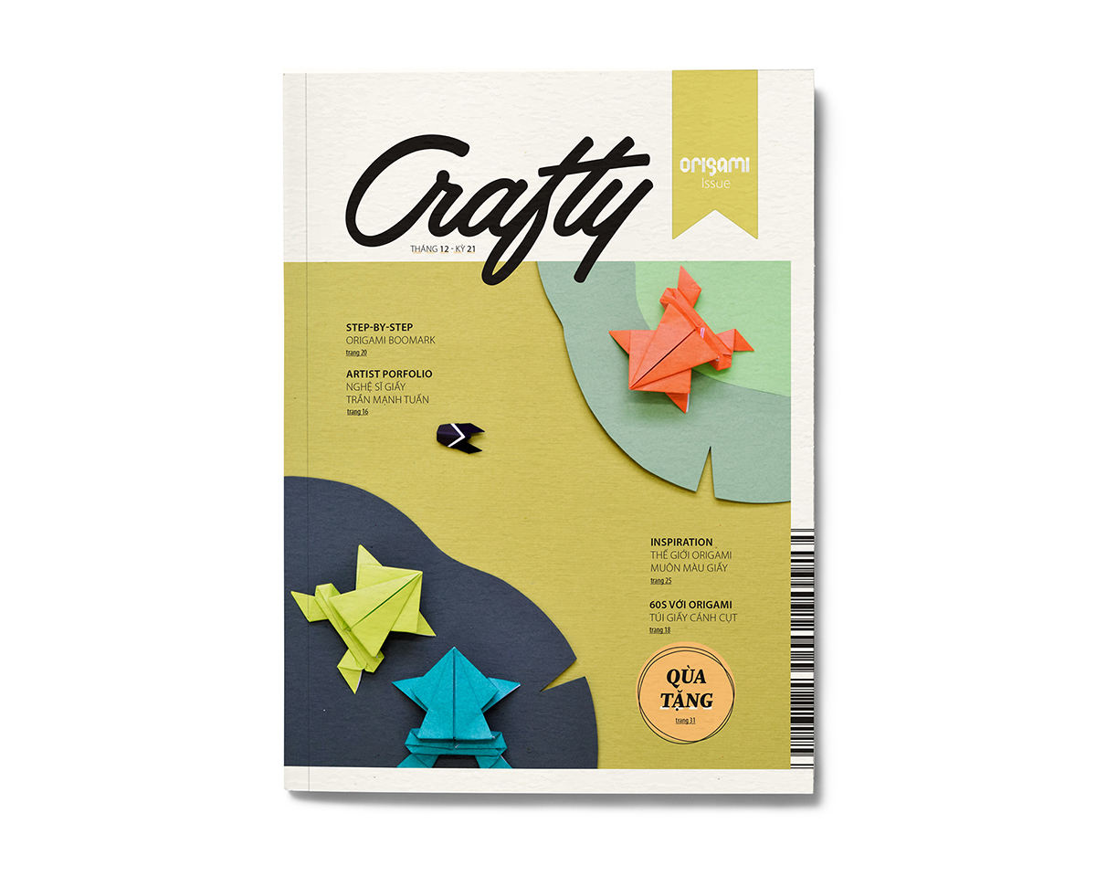 magazine origami  craft issue