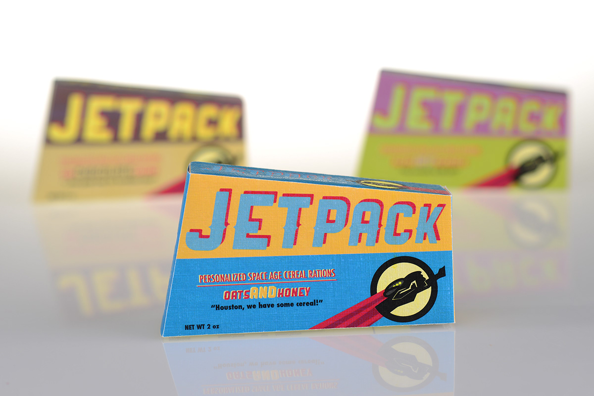 product & packaging Cereal jet pack