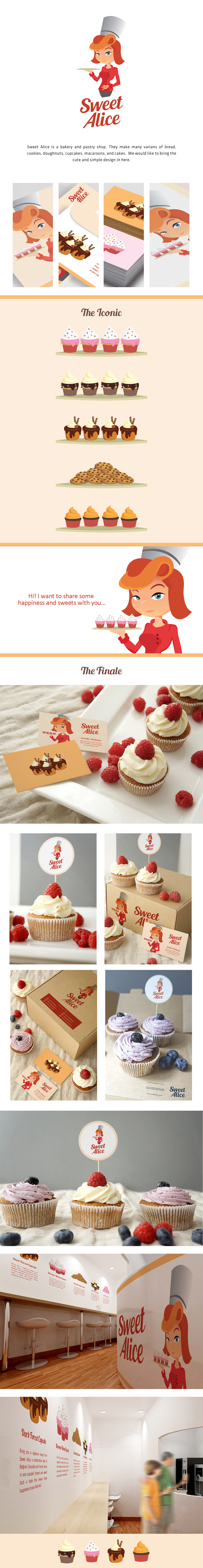 cupcakes bakery cute color brand cookies Sweets sweet girl Fruit red