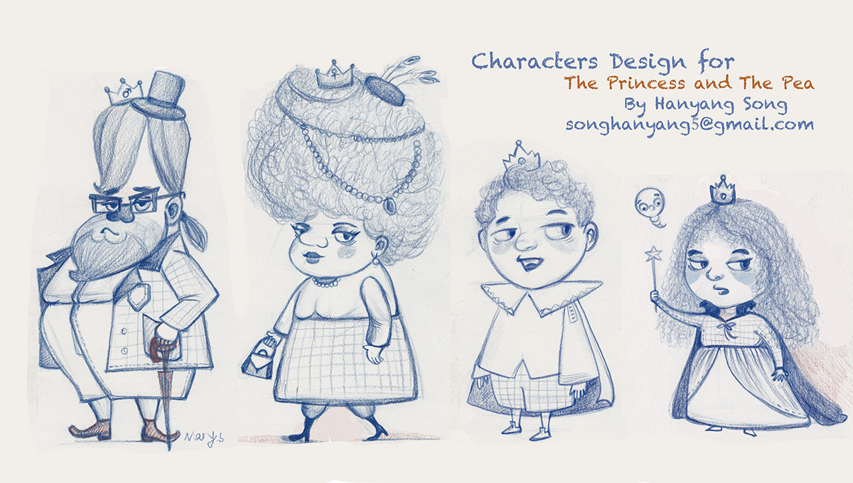 Princess prince charming story suit hair