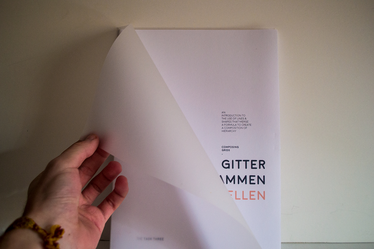 editorial graphicdesign german a5 salmon White clean minimal