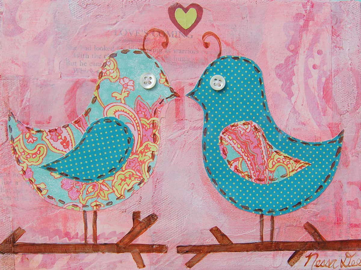 owls owl bird birds mixed media childrens art Picture book book illustrations prints