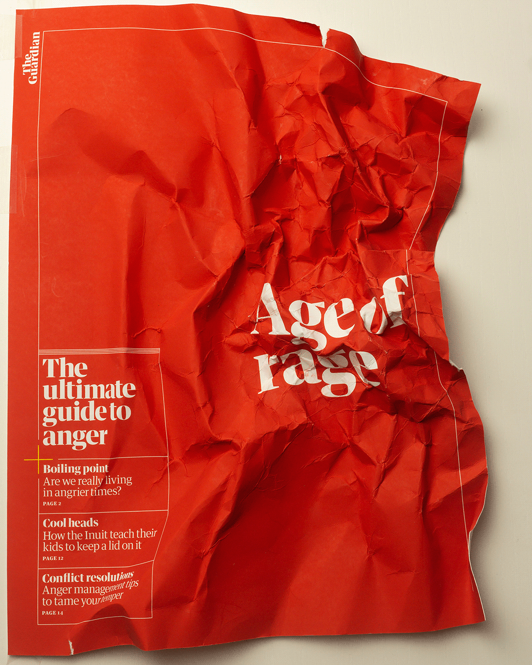 #StevenHeller Anger cover editorial magazine magazinecover newspaper newspapercover rage theGuardian