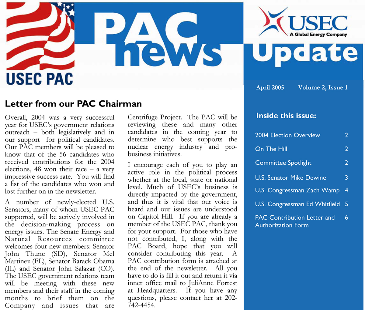 pac USEC USECPAC Government Logo Design