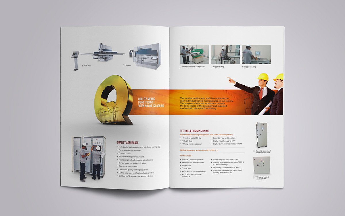 brochure for switchgear q-tec switchgear_brochure_design www.studioblossoms.com best_brochure_design_layouts