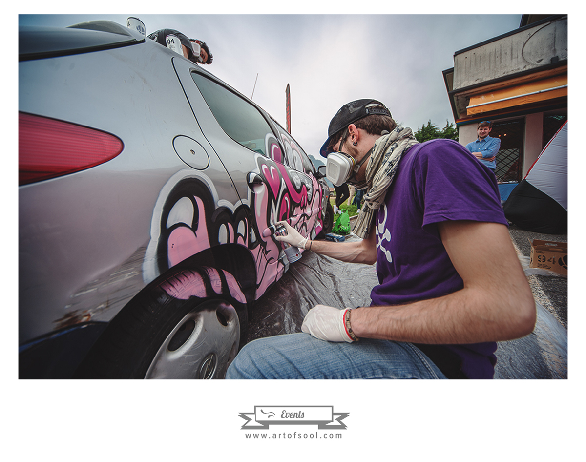 Peugeot 206 art of sool Montana 94 2effe shop car spray goodbye rose Love