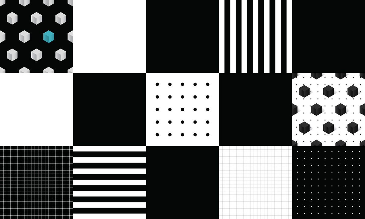 The Dieline Awards black and white geometric bold graphics icons