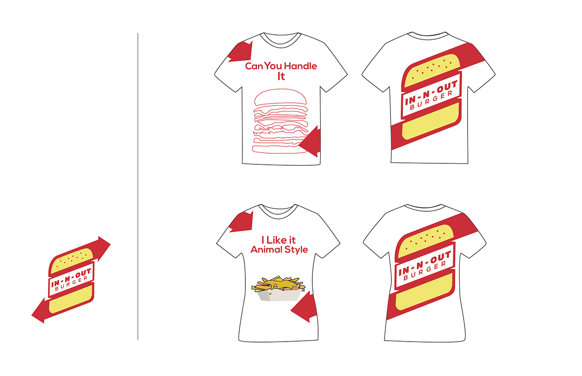 Logo Design Rebrand in-n-out package