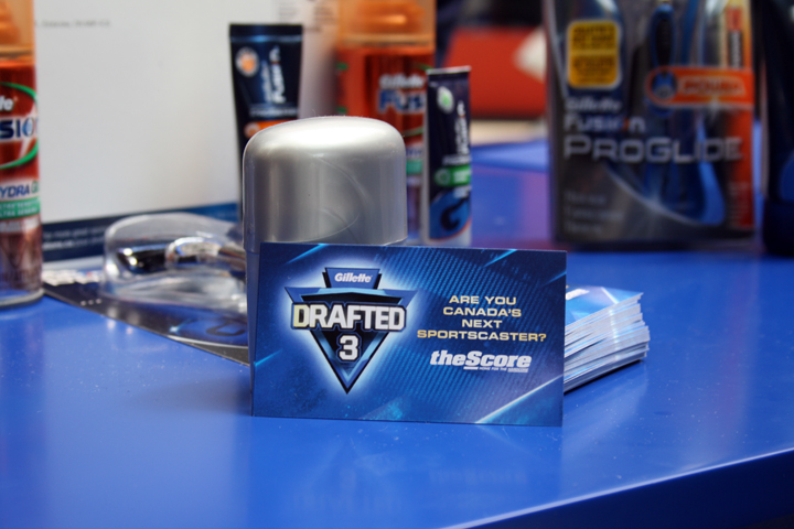 GILLETTE drafted 3 on-site promotion booth