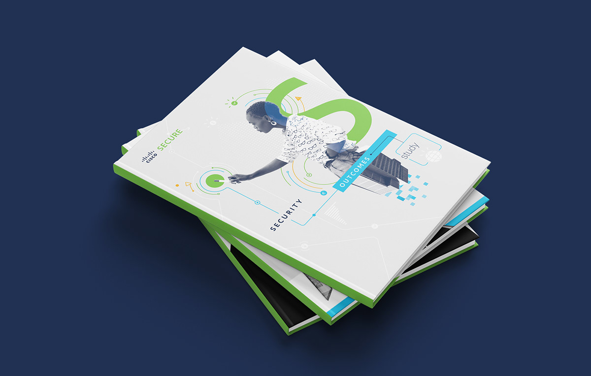 annual report cybersecurity marketing   editorial report collage design graphic design  security series Adobe Portfolio