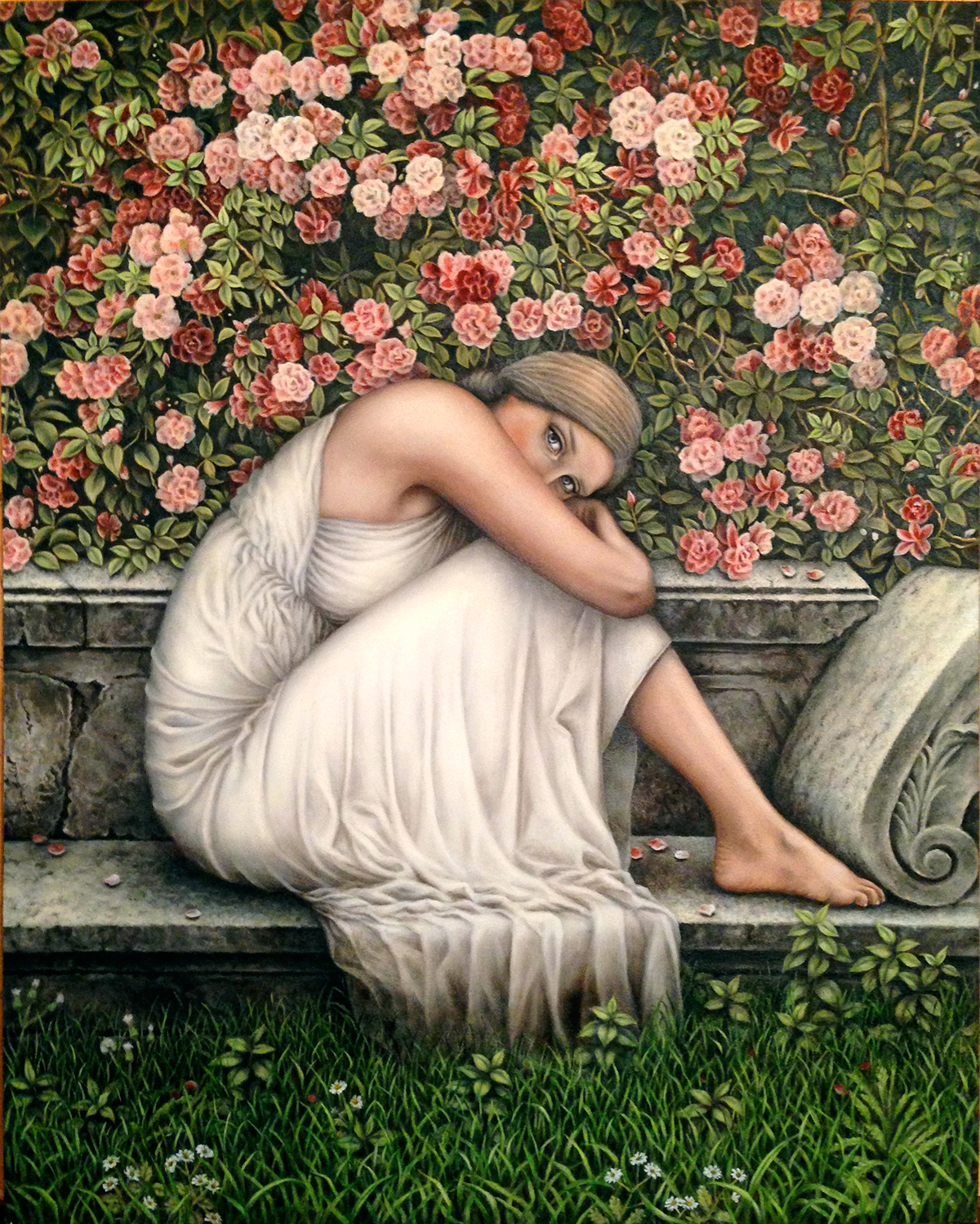 secret garden Roses Oil Painting