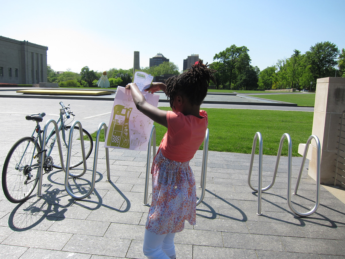 wayfinding Nelson-Atkins Museum Sculpture Park