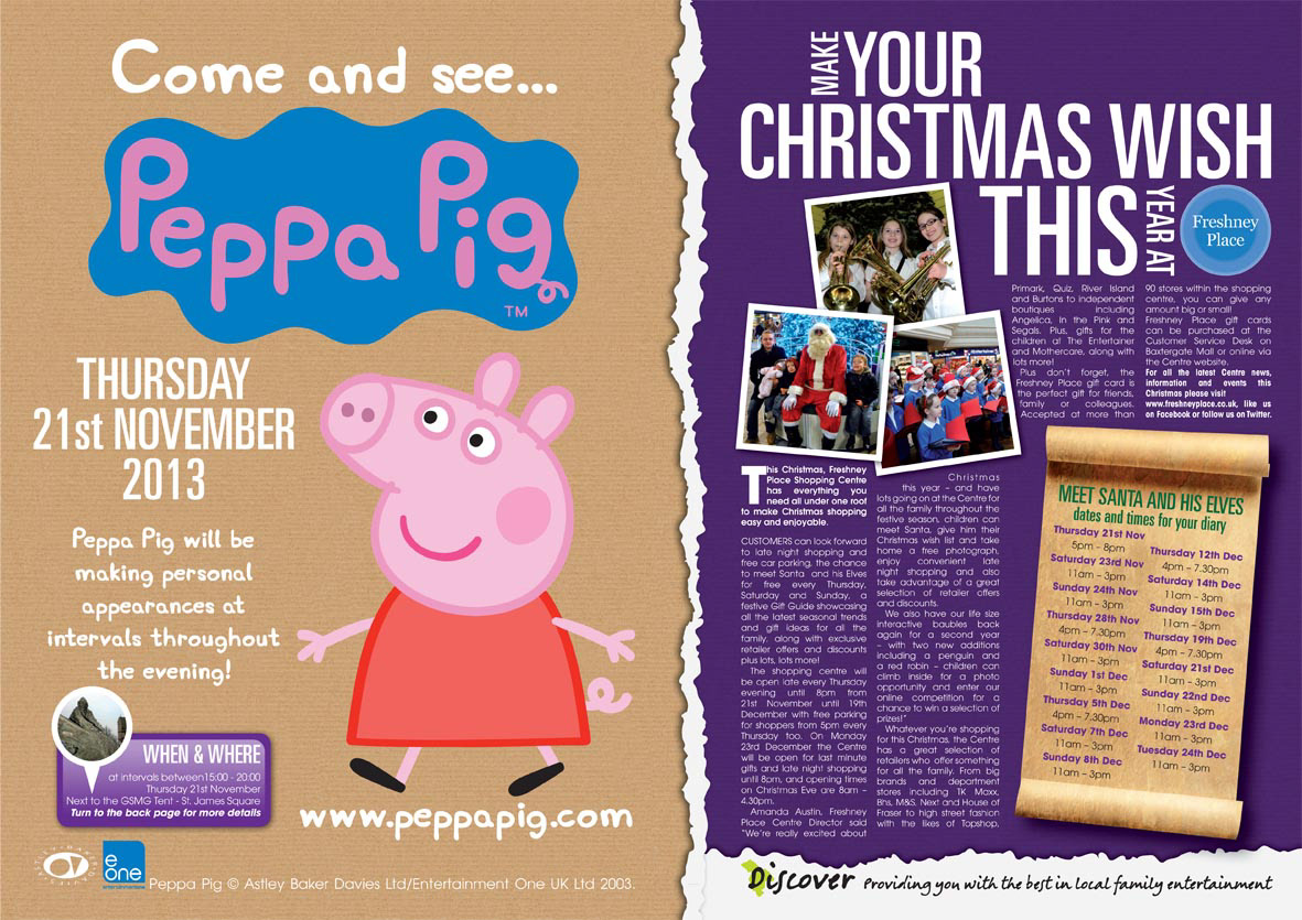 Christmas brochure Booklet grimsby magazine xmas Entertainment family