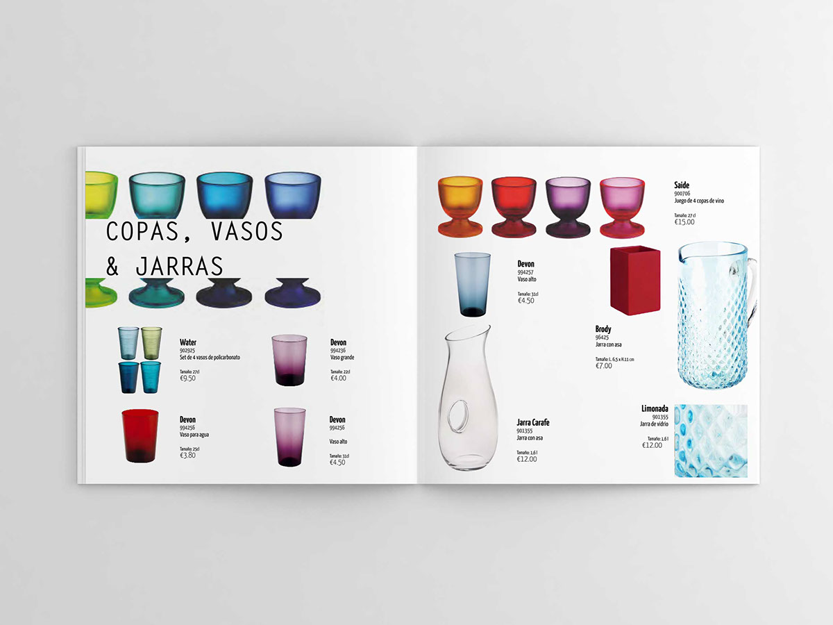 catalogo vajilla proyecto editorial diseño gráfico