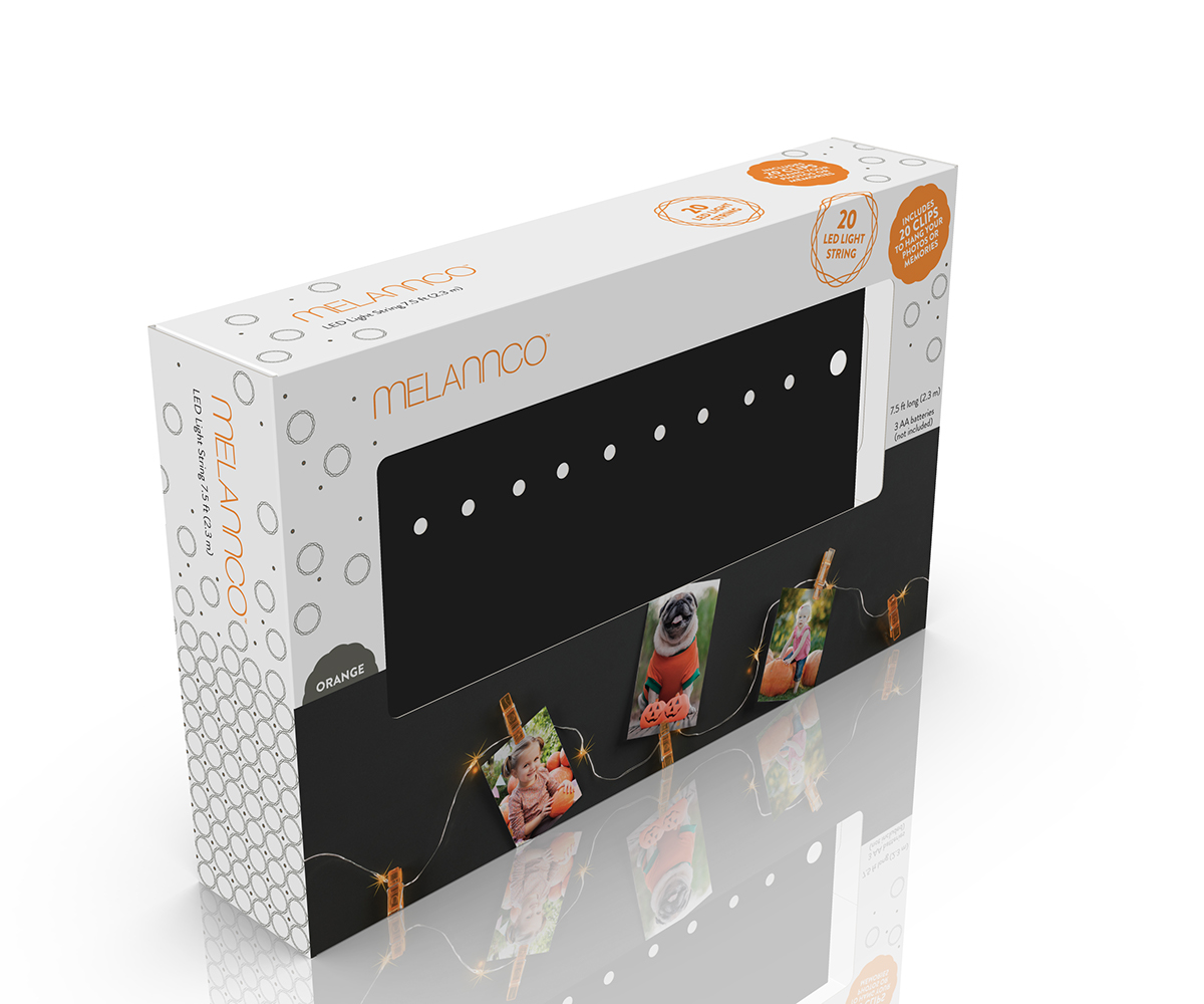 Packaging box print lights