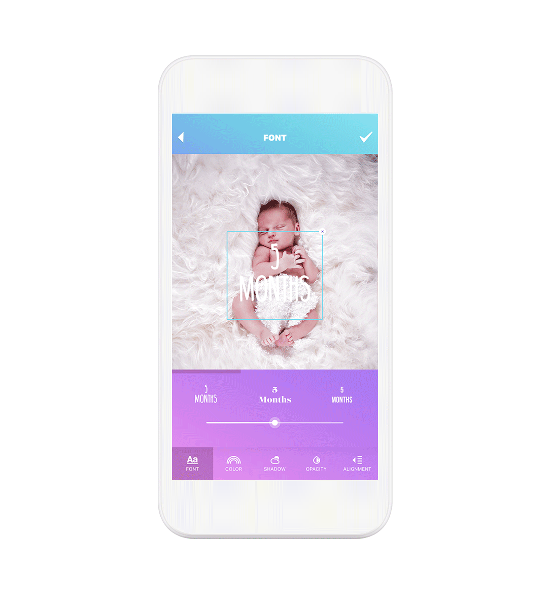 baby app photo booth ux UI Photography  ILLUSTRATION  colors gradients