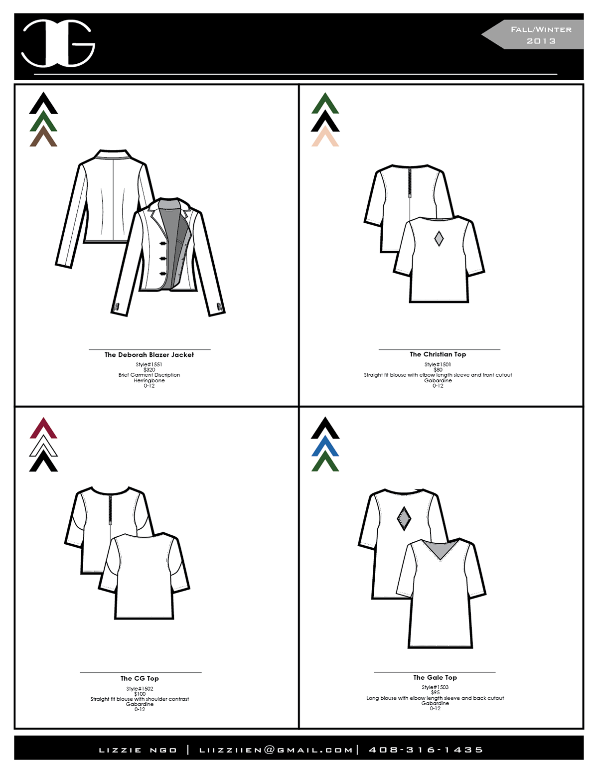 Sportswear Collection Tech Flats Line sheet merchandise clothes samples Fall/Winter