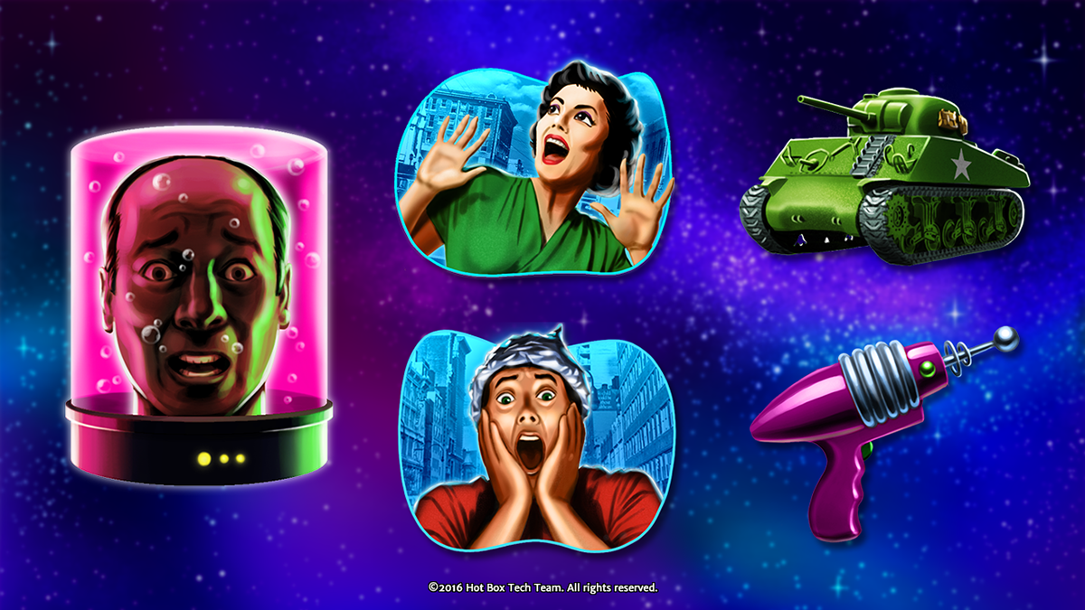 slots games ILLUSTRATION  video slot aliens extraterrestial
