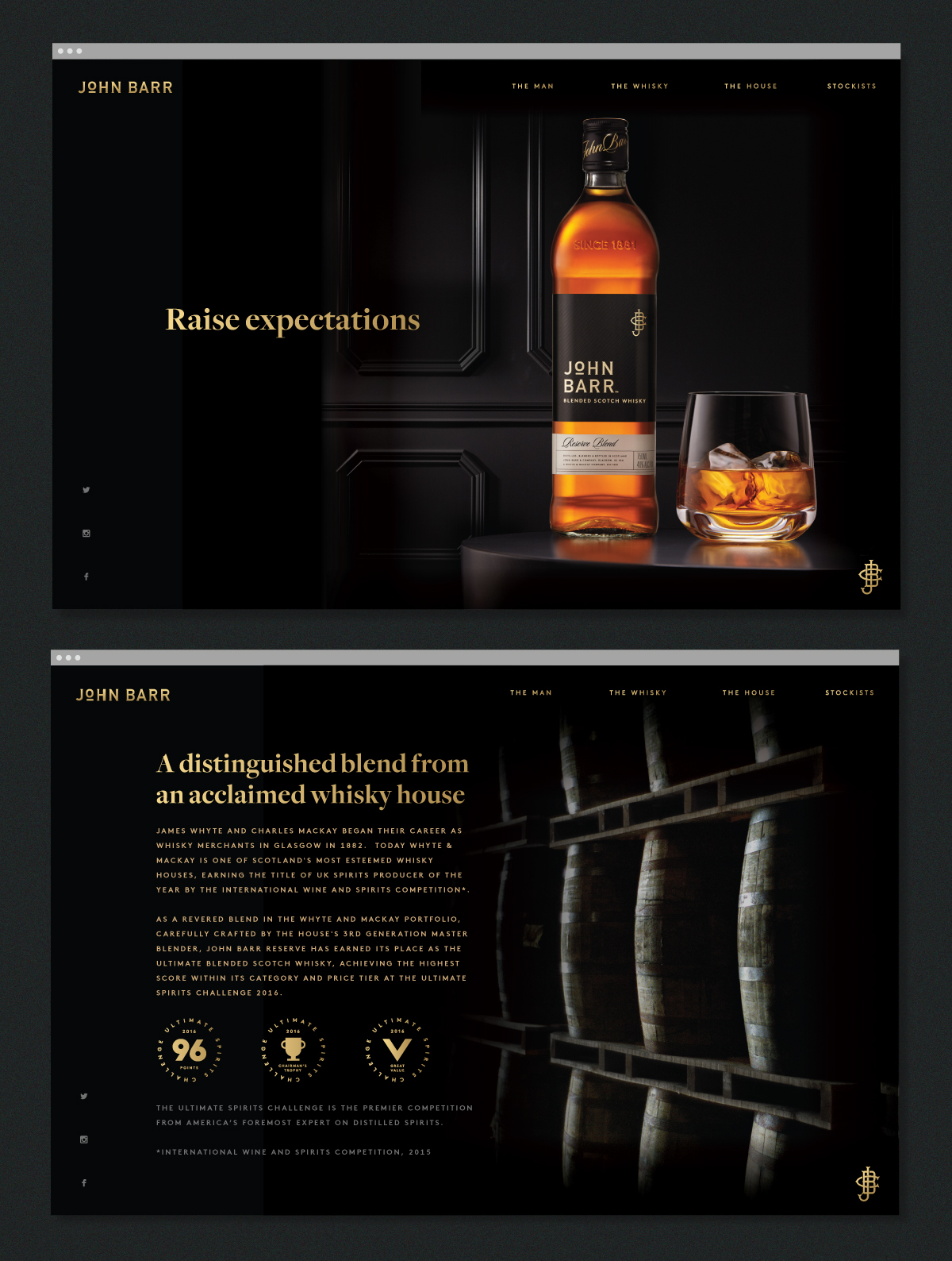 Whisky scotch scotland premium monogram Spirits mysterious black