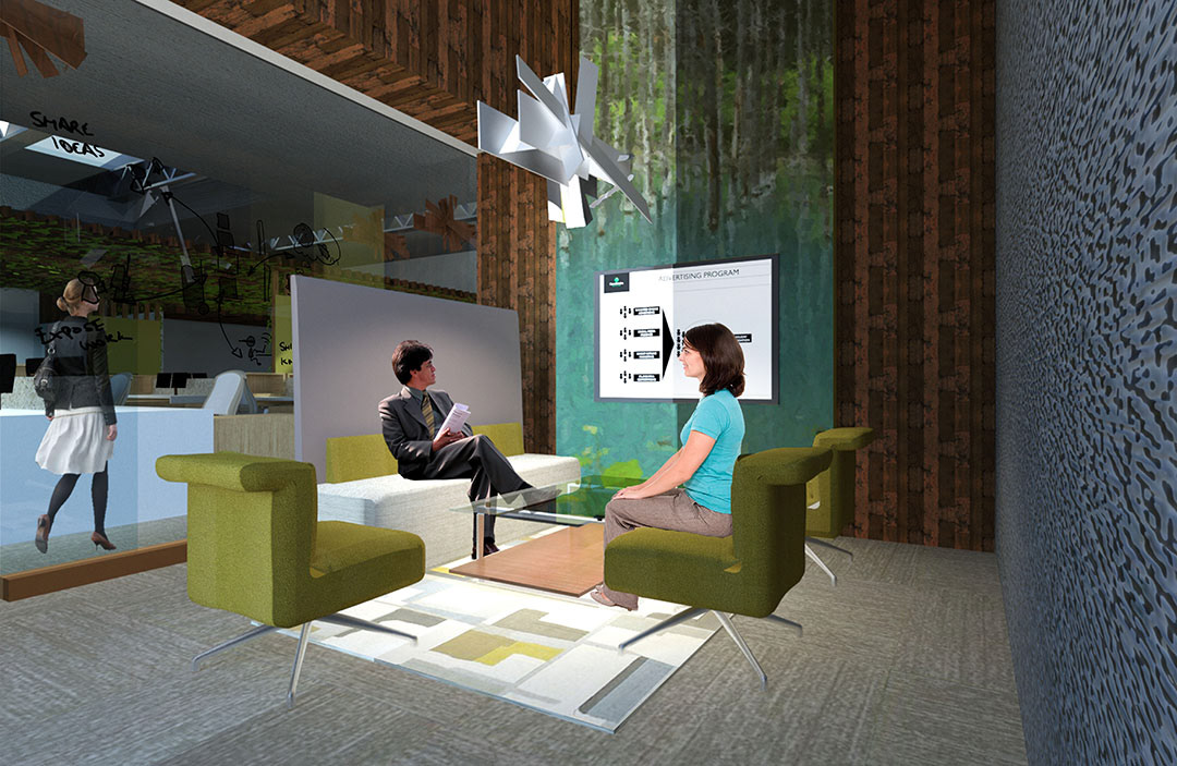 ads agency offices Office Design Benching Sustainable Green Walls