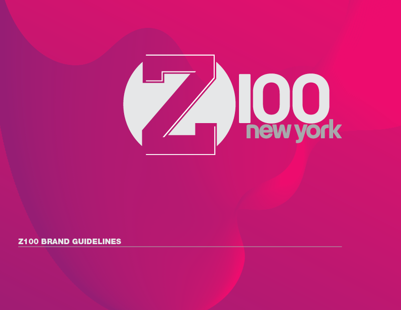 Z100 Brand Guidelines 2013 :: Behance