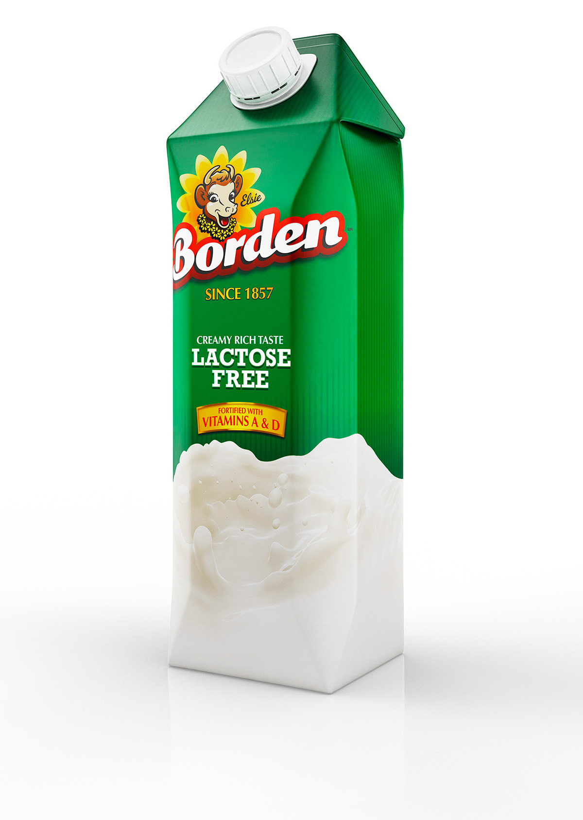 Souverein CG 3D postproduction borden milk carton Dairy Marcel Christ luminous creative imaging fedde souverein